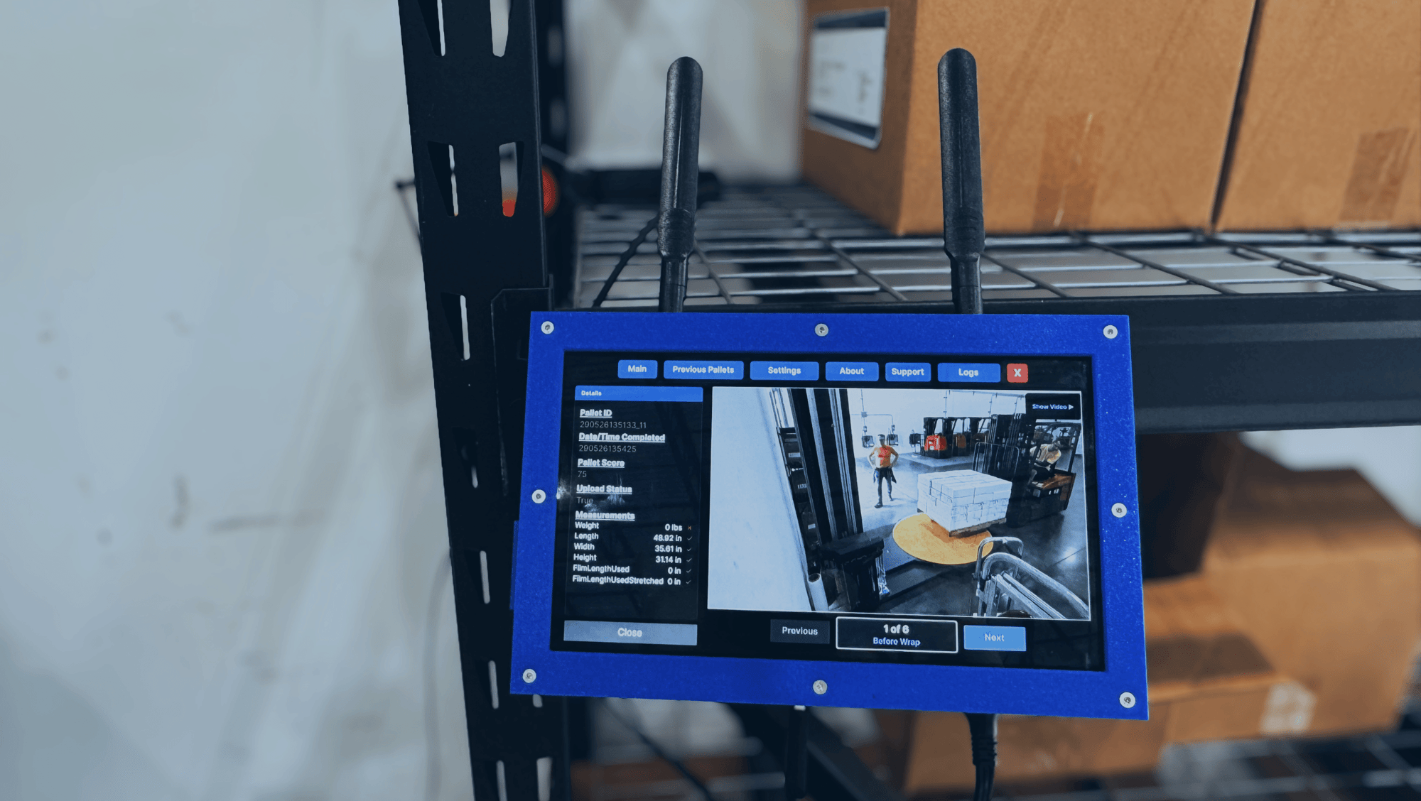 PalletVision Unit Installed